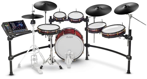 Alesis Strata Prime Electric Drum Set with Touch Screen, Triple-Zone ARC Cymbals, Active Magnetic Hi-Hat Controller, Dual-Zone Mesh Heads, 20 Kick, 215,000 Multi-Channel Samples