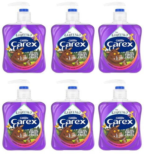 Carex Gruffalo Deep Dark Forest Fruits Antibacterial Hand Wash 6x250ml