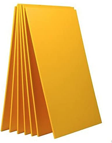Skumskiva ， Gul Bright Foam Board Fet affischbräda, PVC-skumark, 7,8 X 11,8 tum, 7-pack, for klassrumsbruk, skolprojekt eller hantverksprojekt(200 * 300 * 5mm)
