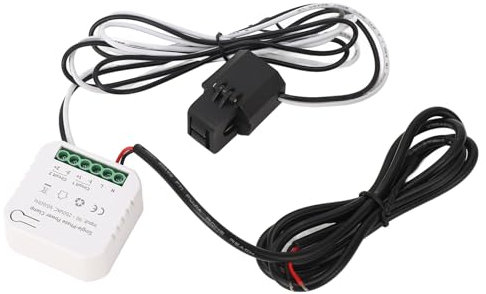 Gearwell Smart Energy Monitor Electricity Usage Meter Single Phase Clamp Electricity Meter with 80A Clamp Current Transformer for ZigBee KWh 90‑250VAC