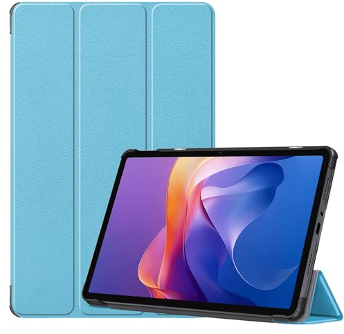 YRH Per Redmi Pad 2 Custodia 11 Pollici 2025, Ultra Sottile Leather Stand Cover for Tablet Xiaomi Redmi Pad 2 4G (Cielo)