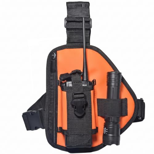 HYS Walkie Talkie Brustgeschirr, Funkgerät Tragbare Funk-Brusttasche | mit verstellbarem Gurt, Kompatibel mit Baofeng Kenwood Quansheng Motorola Handfunkgerät