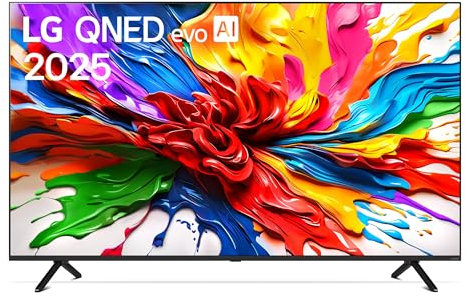 LG QNED evo AI QNED92 Smart TV 85 pollici 4K, Processore α8 Gen2, Precision Dimming Pro con MiniLED, webOS con AI, Dolby Vision e Atmos, Gaming con VRR e FreeSync 4K@144Hz, 85QNED92A6A 2025