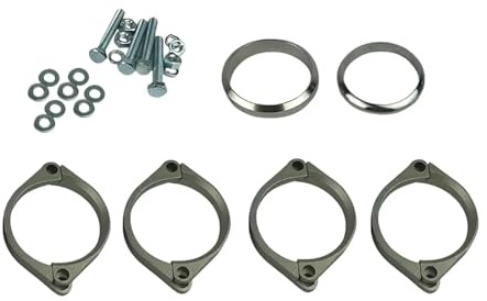 TheXed Xuanqingyi Store Kit reparación Brida Escape 18107832313 Abrazadera reparación Tubo Escape Compatible con B*W Compatible con Serie 3 E46 M3