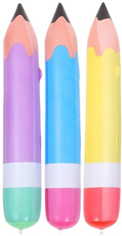 POPETPOP 3piezas Juguete De Lápiz Inflable Gigante Decoración Para Regreso Clases Lápiz Inflable Para Fiestas y Aulas
