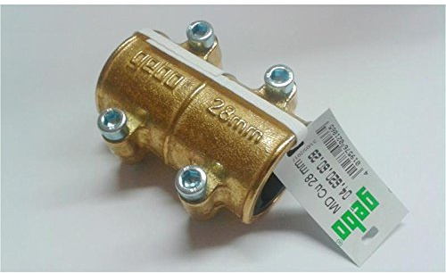 GEBO Dichtschelle aus Messing 35mm für Wasser PN 10 bis 90°C nach DIN 1786