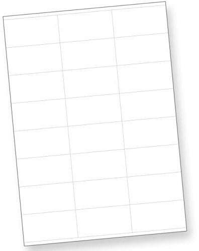 FIX Adressaufkleber Internetmarke 70 x 36 mm, 2.400 Stück auf 100 Blatt je 24 Etiketten, Blanko Aufkleber Adressen selbstklebend