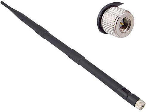 9DBi (High Gain) 1090MHz Ads-B Wireless Omni-directional Screw-On Antenna SMA Male Adapter for ADS-B Radios Systems SDRs Wireless Network Modem Router