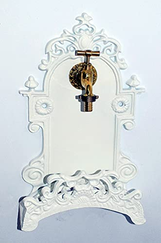 Graf von Gerlitzen Zapfstelle Brunnen Kran Wasserhahn Wandbrunnen Schlauchhalter Jugendstil WHS-W Kleiner kran