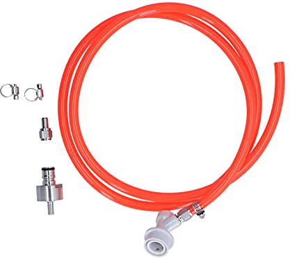Assemblage de ligne de bière à verrouillage à bille, carbonatation de brassage, paroi de tuyau de gaz pliable, accessoires pour Home Brew