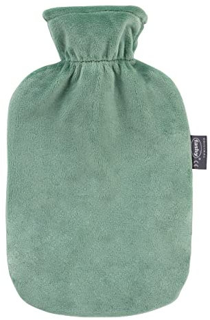 Fashy Wärmflasche 2,0 l mit Plüschbezug