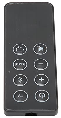 Universal Ersättning, Soundbar-fjärrkontroll för 5-kontroller Kompatibel 418775 410376 431974 845194 10 15 Series II TV-ljudsystem med Ljudisolerad