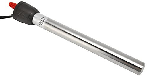 Pssopp Aquarium Heater Stainless Steel Fish Tank Heater Automatic Thermostatic Aquarium Fish Tank Thermostat Heater for and Salt Water (100W)