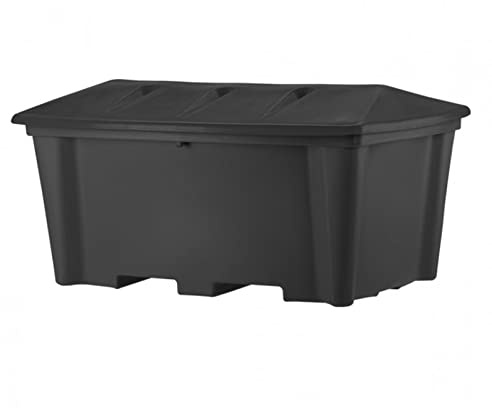 Streugutbehälter 350 Liter anthrazit - Streusalzbehälter bzw. Streubox für Streugut wie Salz, Splitt und Granulat. Kann auch nach dem Winter auch als Lagerbox benutzt werden