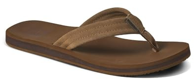 REEF Groundswell Tongs pour homme, semelle souple, brun clair, pointure 8