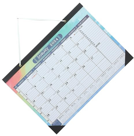 Amosfun Wandkalender Zum Aufhängen Jahreswandkalender Monatskalender Für Zuhause Terminkalender Countdown-tageskalender Stabiler Wandkalender Feiertags-hängekalender Tageskalender Fürs Bür