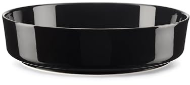 Berndorf 26cm Black Porcelain Salad Bowl - Perfect for Salads, Pasta, Fruit & More - Easy to Clean & Dishwasher Safe