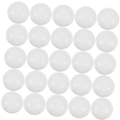 SAFIGLE 30 Leichte Weiße Lottokugeln aus Pvc zum Öffnen und Befüllen 4cm Durchmesser Glatte Oberfläche für Tombola bei Events und Partys