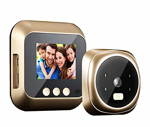 HUIOP Doorbell Door Viewer Camera Door Peephole Door Camera Doorbell with Wireless Monitor Live View Available Digital Photo Digital Door Monitoring for Home (without battery),Digital Door Monitoring