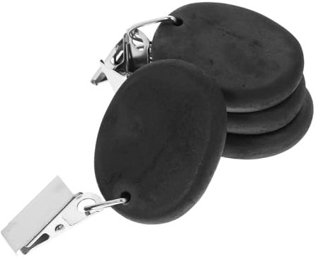 MOLUCKFU 4pezzi Pesi per Tovaglie con Clip per Copritavoli Riutilizzabili Decorativi per Esterni Proteggono Tovaglie dal Vento
