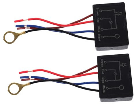 Hoement 8stücke Touch Light Switch Modul Mit Dimmer Für Tischlampen Einfache Installation Und Langlebige Materialien Geeignet Für Und Glühlampen