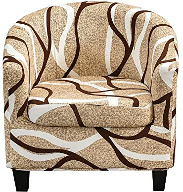 WJHDWYD Stretch-Bezug for Chesterfield-Sessel, Clubsessel-Bezug, 2 Stück, Cocktailsessel-Bezüge, Tullsta-Stuhl-Sitzbezüge(UNA Vida Diferente)