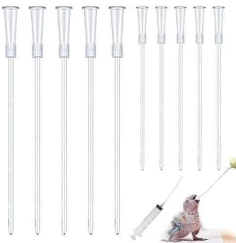 XURJUMI Lot de 10 Bébé Oiseau D' Alimentation Tortue, Seringue pour Alimentation de Tortue, Colombe, Tubes pour Médicaments Liquides, Convient aux Pivoines, Perruches, Hamsters et Petits Animaux