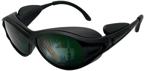 UpaClaire Lunettes de sécurité pour soudage, verres de sécurité enveloppants, lunettes de sécurité anti-rayures, protection UV, lunettes de protection, conformes aux normes ANSI/ISEA et MCEPS, teinte