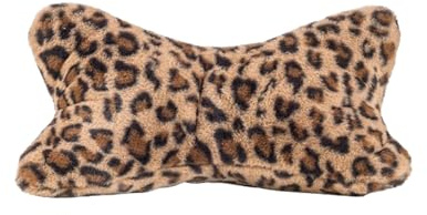 MAGMA Leseknochen | Panthera | Leopardenmuster | Nackenkissen | ca. 42x22x22 cm | Polyesterfüllung | Fellimitat | Made in Germany