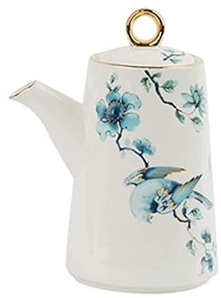 Dosificador de Aceite y Vinagre Dispensador de aceite y vinagre, juego de botellas Bot, vinagrera de cerámica y porcelana, con pico vertedor a prueba de fugas Decoración de la cocina de la casa de cam
