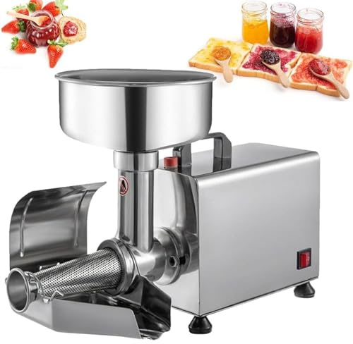 Mulino Di Frutta Elettrico Colino elettrico Mulino per alimenti commerciale Macchina per macinazione Pressa in acciaio inossidabile e motore in rame puro per alimenti