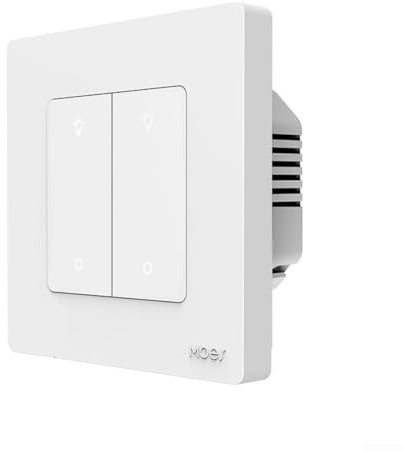 Smart Dimmer Switch for Zigbee 1-3 Gang (white 2 Gang)