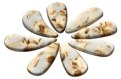STOBAZA 8 Stück Teiliges Guzheng Finger Picks aus Hochwertigem Polymer Doppelt Gebogen für Präzises Spiel Geeignet für Anfänger und Erwachsene Komfortabel Schützend und Einsetzbar