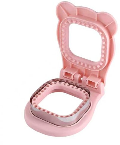 1 Pc Sandwich Cutter & Sealer - Square Sandwich Maker Decruster | Toast Mold for Lunch, Breakfast & Snack, Easy to Cut & Seal Sandwich Crust (Pink)