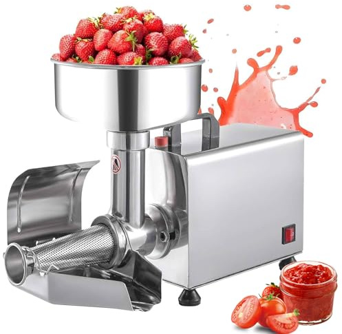 Machine à Sauce Tomate, 450 W, Passoire électrique Commerciale Avec Filtre En Acier, Sortie 90–160 Kg/h, Presse-fruits En Acier Inoxydable, Machine à Confiture