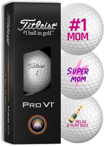 Titleist Pro V1#1 MOM - Muttertags Golfbälle/No.1 Mom