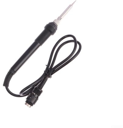 Trurovem 5 Pin Electric Soldering Iron Handle for 936 852D+ 853D 878AD 898D 936B 937D Stations, 50W 24V Welding Head with Heat Resistant Grip, Fast Heating Tip Replacement Tool