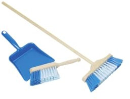 Kinderkehrschaufel, Handfeger und Besen (3-teilig)