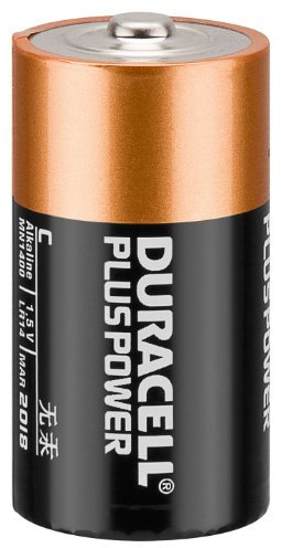 DURACELL Blister de 2 piles alcalines Plus Baby (C/LR14/MN1400) 1,5 Volt