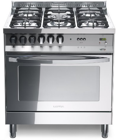 Lofra PLG86GVT/C Piano cottura Acciaio inossidabile Gas