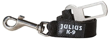 JULIUS K-9 16SGA-1, Sicherheitsgurtadapter für Hunde, Größe: 1, schwarz, 0-10 kg