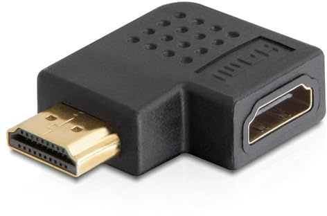 Techly 305137 Adattatore HDMI Maschio/Femmina Angolato 270° Nero