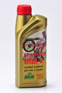 Rockoil strawberry trial 2 - speziellen Trial 2 Takt Öl - Motorradöl GasGas, Beta, Sherco, Jotagas