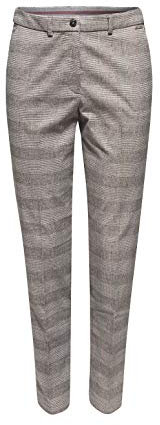 ESPRIT Stretch-Hose mit Glencheck-Karo