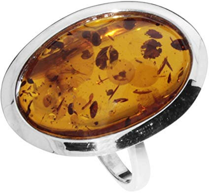 Ring - Birka - Silber 925/000 - Bernstein