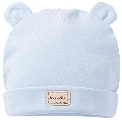 PiniceCore Neugeborene Hat 0-6 Monate Baumwolle Bärenohren Jungen Mädchen Beanie Infant Babymütze Weiche Warme Hut Mützen Cap