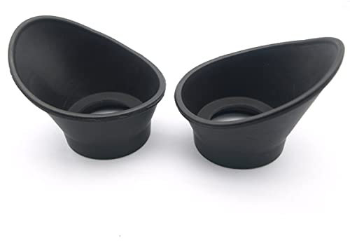 JUIYU Mikroskop-Zubehör-Kit Stereomikroskop große Okular-Wachen 34mm Augenschilde Mikroskopische Objektträger