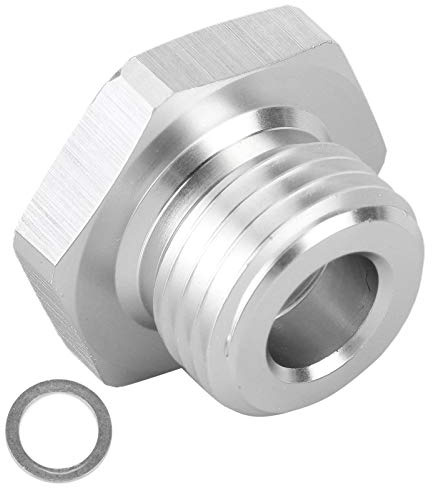 Adaptateur Pression Huile M16x1.5 | Pièce Conversion vers 1/8NPT Aluminium Montage moteur Compatible avec capteurs