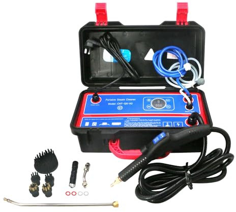 Pistola a Spruzzo a Vapore Ad Alta Pressione Da 3500 W, Macchina Per La Pulizia Portatile, Regolabile Su 5 Livelli, Detergente a Getto D'acqua Calda E Fredda Per Fughe Di Piastrelle, Auto, Dettagli