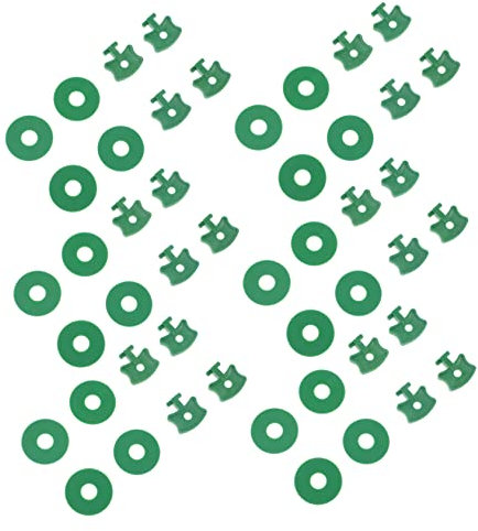 KITANDOVE Gewächshaus-pflanzenklammern 50 Sätze Aluminium Pflanzenhaken Für Blumenkörbe Und Töpfe Befestigungsbügel Organizer Für Gewächshaus-zubehör